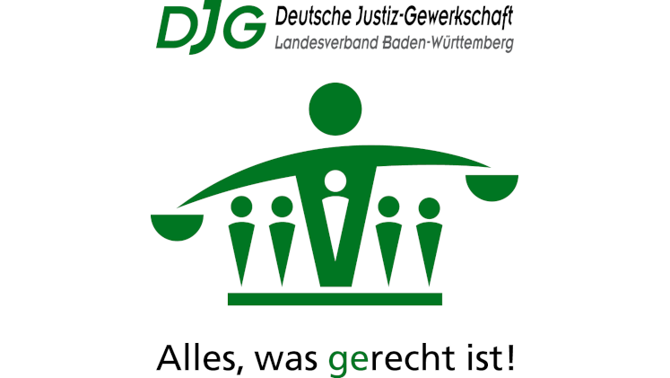 Logo Deutsche Justiz-Gewerkschaft Landesverband Baden-Württemberg
